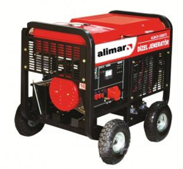 Дизельный генератор 1 фазный Alimar ALM-D-13500ME Комбинированный запуск / 13.5 kWa