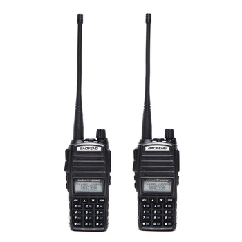 Комплект 2 шт. раций портативных Baofeng UV-82 UP VHF/UHF 8 Вт батарея 1800 мАч Black