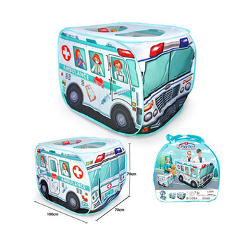 Детская игровая палатка Bambi Скорая помощь 100х70х70 см Голубой (HF095-B-RT)