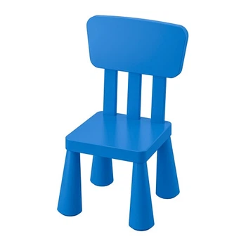 Дитячий стілець для дому/вулиці IKEA MAMMUT синій 603.653.46