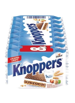 Вафлі Knoppers з шоколадом та лісовим горіхом 8шт 200г