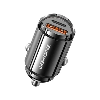 Автомобильное ЗУ Wekome Mini Car Charger With Hook 20W A+C (WP-C38)