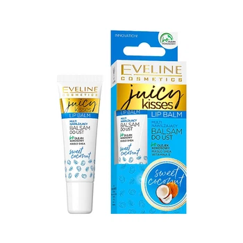 Зволожуючий бальзам для губ з кокосовим маслом Eveline Cosmetics 12 мл (4893416007395)