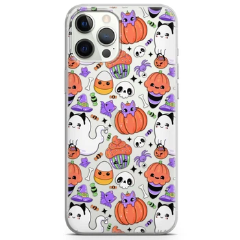 Чохол силіконовий для Apple IPhone 13 Pro Max від Lex Altern (Привид, геловін, павук, гарбуз)