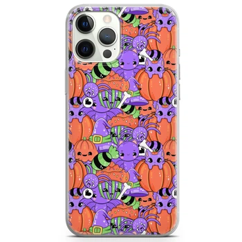 Чохол силіконовий для Apple IPhone 13 Pro Max від Lex Altern (Кавайний геловін, милий кажан, голова Джека, солодощі)