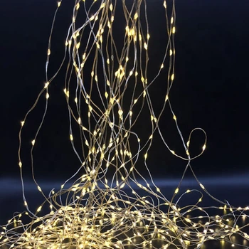 Гирлянда светодиодная Novogod'ko на медн.провол. "Конский хвост", 220 LED,тепл.бел. 2,2 м, 974228