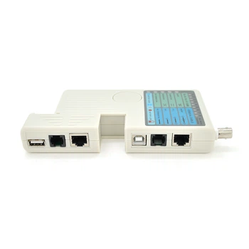 Кабельний тестер Merlion NT-T040 RJ-45/11 USB BNC мережевий LAN тестер