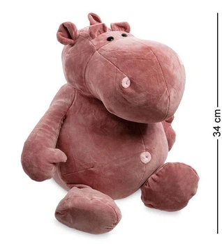 Мягкая игрушка Бегемот 35*30*34 см. 6001743