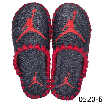 Чоловічі тапочки домашні войлочні Jordan 44-45 ( 28-29.5 см ) чорні