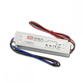 Блок питания Mean Well 60W DC12V IP67 (LPV-60-12)