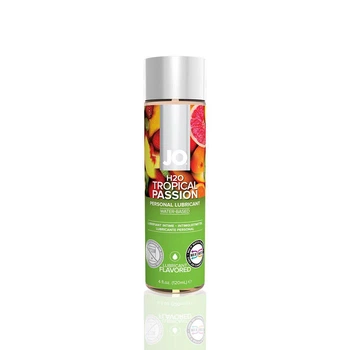 Мастило на водній основі JO H2O - Tropical Passion (120 мл) без цукру, рослинний гліцерин