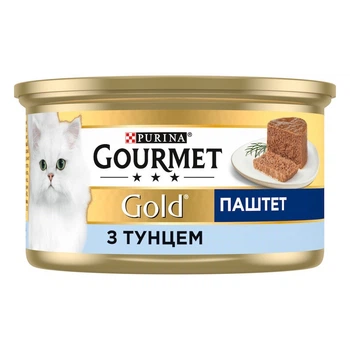 Влажный корм для кошек Purina Gourmet Gold Паштет с тунцом 85 г (7613031381029)