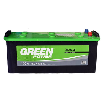 Аккумулятор автомобільний GREEN POWER 140Ah (000022365)
