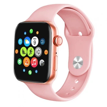Умные Смарт-часы Smart Watch T500 Pink Звонки Смс