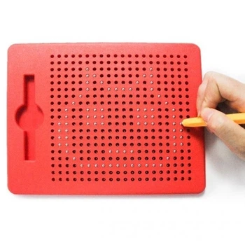 Магнитный планшет для рисования с ручкой mini Magpad цвет Красный