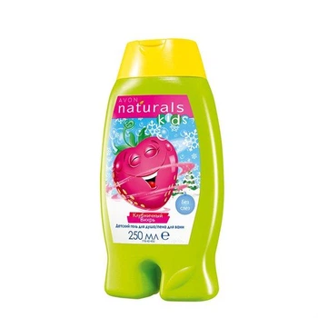 Avon Care Детская 2-в-1 пена для ванны и гель для душа с клубничным ароматом, 200 мл. Обновленный