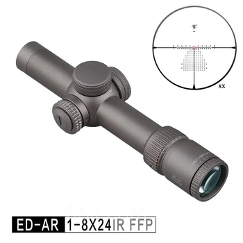 Оптичний приціл Discovery Optics ED 1-8x24 FFP, 34 мм