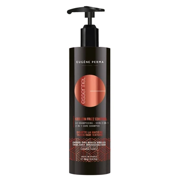Шампунь для завитого, кучерявого волосся EUGENE PERMA Professionnel Paris ESSENTIEL Keratin Frizz Control Le Shampooing 400 мл