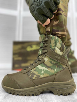 Тактичні теплі військові черевики Gepard Shock, Колір: Камуфляж Піксель, Розмір: 44