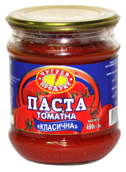 Томатная паста Класична СКО 480 г Чугуєв-продукт