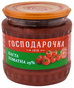 Паста томатна 25% Хозяйка СКО 450 г