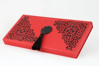 Gift box Slava Ukraine красный Красивый конверт для денег на свадьбу, день рождения, юбилей Ручная работа