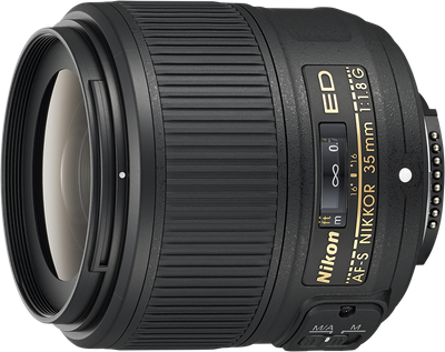 Об'єктив Nikon AF-S Nikkor 35 mm f/1.8G Ed чорний