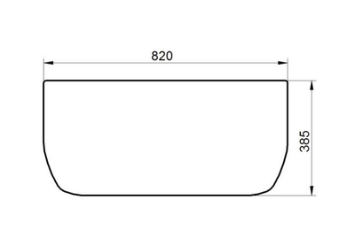 Скло лобове нижнє ADA Glass Volvo EC220D (11205358)