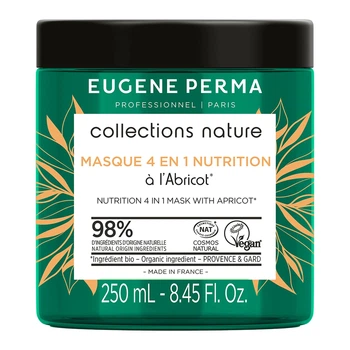 Маска для Сухого Пошкодженого волосся Абрикос БІО EUGENE PERMA Professionnel Paris COLLECTIONS NATURE Masque Nutrition 250 мл