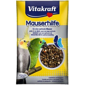 Вітамінна добавка в період линяння для великих та середніх папуг Vitakraft Mauserhilfe 25 г (4008239213396)