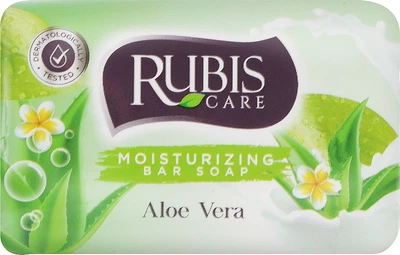 Мыло "Алоэ вера" в бумажной упаковке - Rubis Care Aloe Vera Moisturizing Bar Soap 60g (1107862-92521)