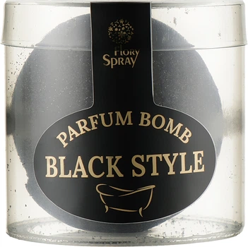Парфюмированная бомбочка для ванны - Flory Spray Black Style Parfum Bomb 110g (1051594-67955)
