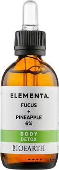 Сироватка для тіла "Фукус та ананас 6%" - Bioearth Elementa Fucus Pibeapple 6% 50ml (954761-36694)