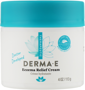 Крем для полегшення симптомів екземи та псоріазу - Derma E Therapeutic Topicals Psorzema Cream 113g.