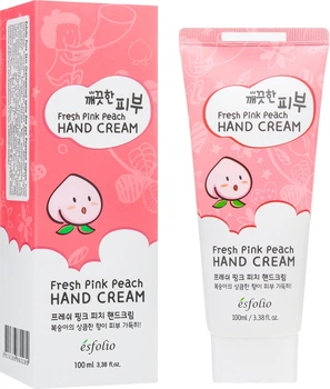 Освіжаючий крем для рук - Esfolio Pure Skin Fresh Pink Peach Hand Cream 100ml (362377-99271)