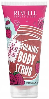 Пенящийся скраб для тела "Клубника и семена чиа" - Revuele Foaming Body Scrub Strawberry and Chia 200ml (1052804-96862)