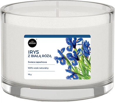 Aroma Home Basic Iris With A White Rose - Ароматическая свеча 115g (1131662-100613)