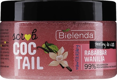 Увлажняющий скраб для тела "Рабарбар и ваниль" - Bielenda Scrub Coctail Rabarbar & Vanilla 350g (1079927-85087)