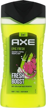 Гель для душа 3 в 1 - Axe Epic Fresh Boost 3 In1 Formula Body, Face And Hair Wash 250ml (1070679-94793)
