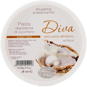 Жорстка сахарна паста для шугарінгу - Diva Cosmetici Sugaring Professional Line Hard 1000g (358113-18368)