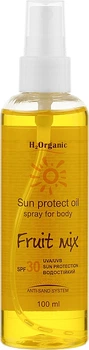 Сонцезахисний спрей для тіла SPF 30 - H2Organic Sun Protect Oil Fruit Mix SPF30 100ml (spf 30) (947821-49675)