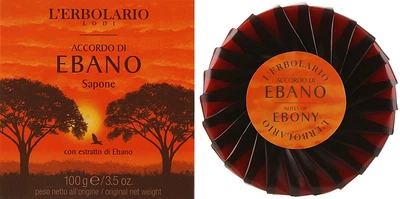 Душистое мыло "Чёрное дерево" - L'Erbolario Notes Of Ebony Soap 100g (783360-32010)