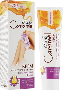 Крем для депіляції тіла 100% видалення волосся - Caramel 100ml (61183-19013)