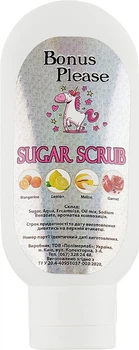 Цукровий скраб "Лимон" - Bonus Please Sugar Scrub Lemon 100g (893350-54666)
