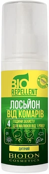 Лосьйон Bioton Cosmetics BioRepellent від комарів дитячий 4 години захисту 100мл