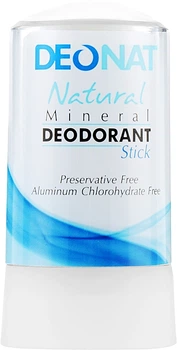 Мінеральний дезодорант "Кристал" чистий - Deonat Natural Mineral Deodorant Stick 60g (1136602-101166)