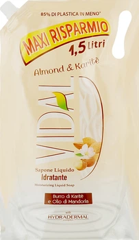 Жидкое мыло "Миндаль и карите" - Vidal Liquid Soap Almond&Karite (дой-пак) 1200ml (1088346-135285)