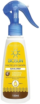 Олія для засмаги SPF 8 - Bioton Cosmetics BioSun 150ml (479245-26143)