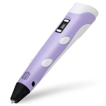 3D ручка з дисплеєм Smart 3D Pen 3 12V 2A фіолетова