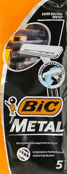 Мужской станок "Metal", 5 шт. - Bic 5шт (116941-20850)